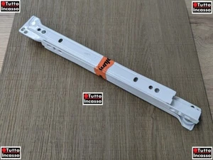 CONFEZIONE DA 25 COPPIE GUIDE SCORREVOLI BLUM PORTATA 250 KG BIANCO CREMA - Foto 1 di 2