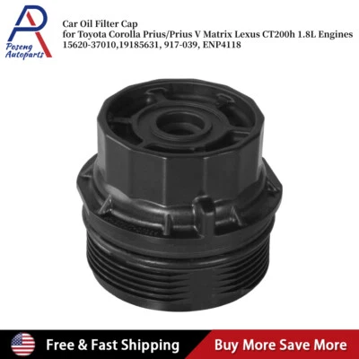 Tapa de carcasa de filtro de aceite para Toyota Corolla Prius/Prius V 2008-2012 15620-37010 Foto 1 de 4
