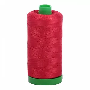 Aurifil Mako 40 wt Cotton Thread - 1094 yds - Red - Picture 1 of 1