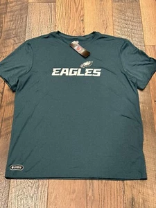 Philadelphia Eagles NFL Men's Green Short Sleeve Logo Tee Shirt -  NWT - Picture 1 of 6