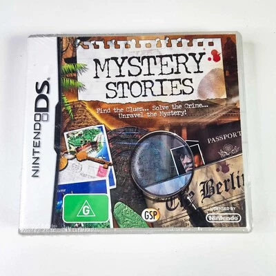 Mystery Stories Nintendo DS Sealed Puzzle Hidden Objects 2010 Game New - Image 1 of 2