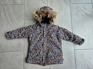 Burton Dryride Skijacke Jacke 18-24 Mon Ca. 86 92 Schwarz bunt Blumen Mädchen - Bild 1 von 6