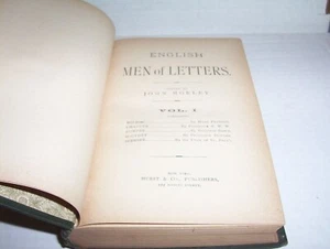 ENGLISH MEN OF LETTERS - John Morley (Editor) circa 1885 - Picture 1 of 2