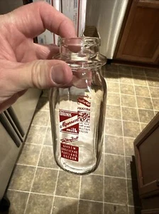 Alpenrose Dairy ACL Half Pint Milk Bottle Portland Oregon OR - Picture 1 of 10