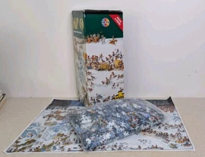 HEYE Napoleon's Winter Games 4000 Piece Puzzle COMPELTE Triangle Box Poster Loup - Photo 1 sur 11