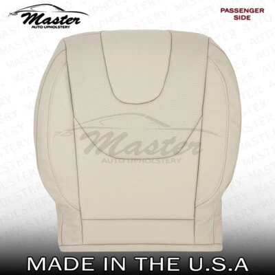 Capa de assento de couro marrom inferior Perf para 2015 -2017 Ford Fusion titânio PASSAGEIRO - Imagem 1 de 4