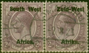 S.W.A 1923 2d Dull Purple SG3 Good Used - Picture 1 of 1