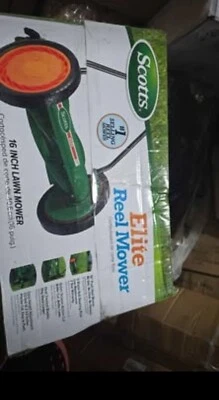 Scott'S 16 pulgadas Cortacésped manual con carrete de empuje Foto 1 de 4