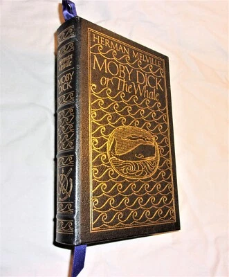 Herman Melville MOBY DICK or THE WHALE Easton Press book 1977 leather gold NM/EX - Image 1 of 4
