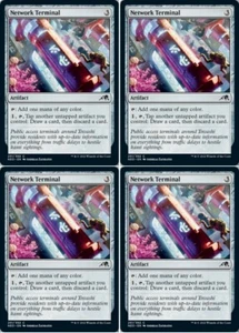 MTG - 4x NETWORK TERMINAL - Kamigawa: Neon Dynasty (C) - Picture 1 of 1