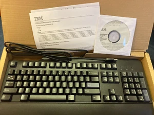 NEW SK-8825 IBM 01LK315 Thinkcentre Preferred Pro Full Size Keyboard USB - Picture 1 of 6