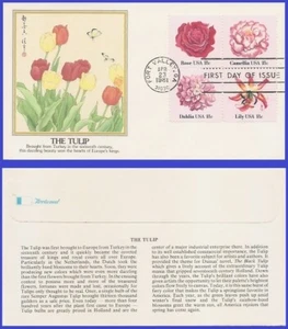 USA4 #1876-79 U/A FLEETWOOD FDC BL4 Flowers - Picture 1 of 1