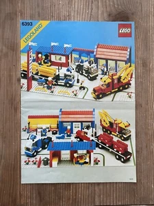 Classic Town LEGO 6393 Big Rig Truck Stop SOLO ISTRUZIONI ORIGINALI - Foto 1 di 1