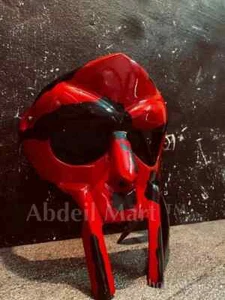 Máscara de Halloween MF Doom máscara facial casco de gladiador máscara de fiesta unisex máscara de cosplay - Imagen 1 de 4