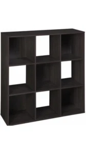Nine 9 - Cube Book and Document Cupboard Organizer in a Deep, Rich, Color - Picture 1 of 1