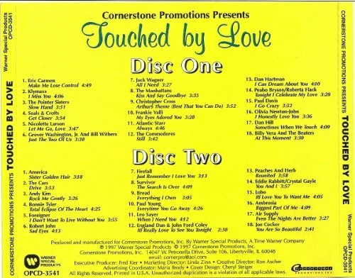 Touched By Love UK Import - AudioCD - GOOD - Image 1 of 1