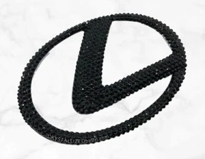 Bling Emblem for LEXUS Front Rear Badge AUSTRIAN CRYSTALS Bedazzled Car Custom - Picture 1 of 12