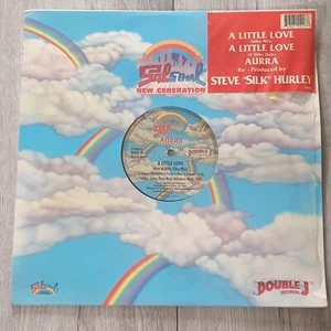 Aurra A Little Love 12" Import Vinyl 55008 VG+/NM 1992 2 Mixes Steve Silk Hurley - Picture 1 of 4