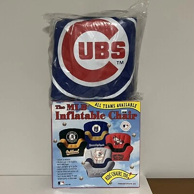 Silla inflable para adultos Chicago Cubs The MLB 1999 250 libras - Nuevo precintado en caja Foto 1 de 4