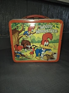 Vintage 1972 Woody Specht Brotdose ohne Thermoskanne - Bild 1 von 11