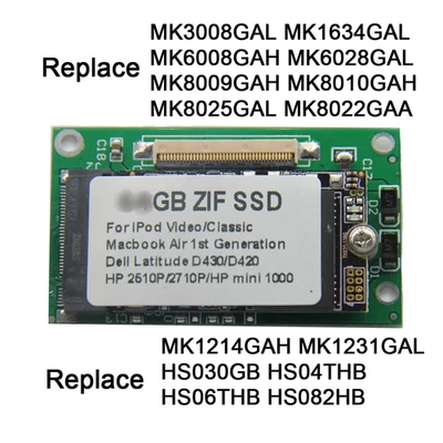 NUEVO 64/128/256GB 1.8" SSD repuesto MK8022GAA MK1231GAL para iPod lote clásico Foto 1 de 4