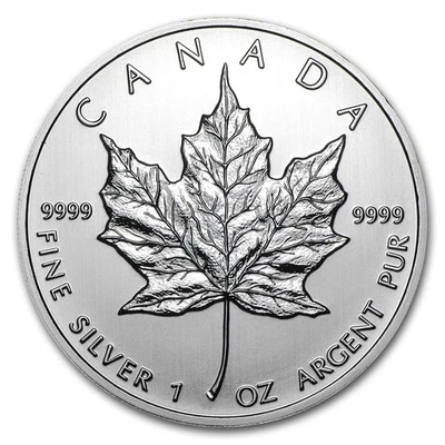 Canadá 2012 1 oz plata hoja de arce BU Foto 1 de 2