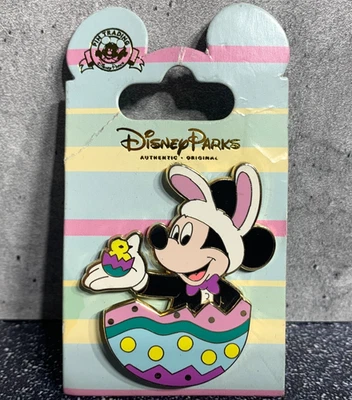 Disney Trading Pin - 2011 Easter Bunny Mickey Mouse in Egg w/ Chick & Bunny Ears - Image 1 of 4