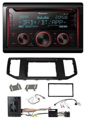 Pioneer 2DIN DAB Lenkrad Bluetooth USB CD Autoradio für VW Crafter MAN TGE Infoa - Bild 1 von 4
