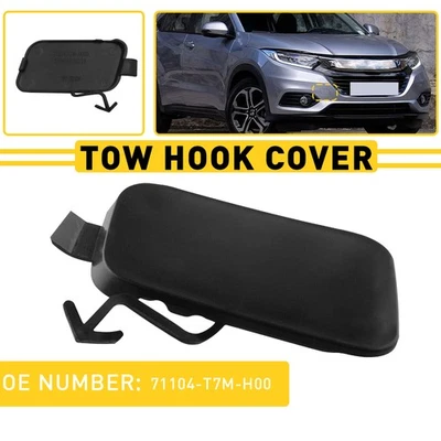 New Front Bumper Tow Hook Eye Cap Trailer Cover for Honda HR-V 2019 2020 2021 US - Imagem 1 de 4