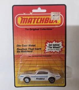 1983 Match Box Die Cast Metal Original Collectibles No.16 Pontiac Firebird White - Picture 1 of 2