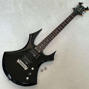 B.C. Rich Virgin VG-1 Transformed Black Electric Guitar Shipping From Japan - Picture 1 of 14