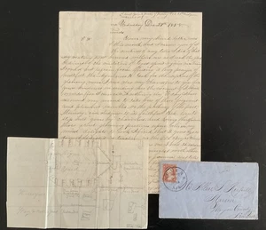 1858  Eyewitness Account Christmas Festivities and Enslaved Life in Arkansas - Picture 1 of 7