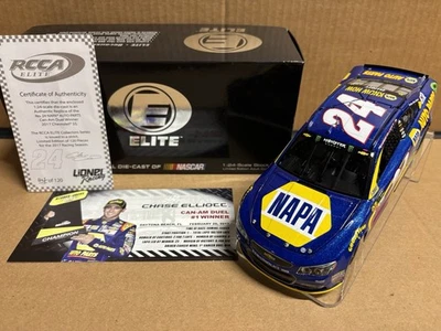 CHASE ELLIOTT 2017 #24 NAPA DAYTONA DUEL WIN RACE VERSION 1:24 ELITE - Image 1 of 4