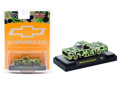 1980 CHEVROLET SILVERADO PICKUP CAMOUFLAGE 1/64 DIECAST CAR BY M2 31500-MJS93 - Image 1 of 2