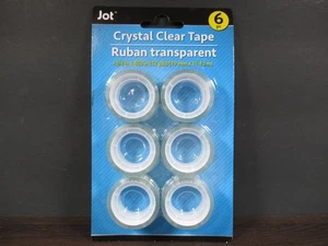 Jot Crystal Clear Tape 6 pack - Picture 1 of 3