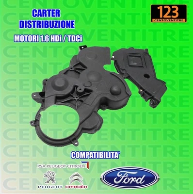 KIT CARTER DISTRIBUZIONE CITREON PEUGEOT FORD   1.6 HDi / TDCi - Immagine 1 di 4