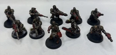 Warhammer 40k Корпус Смерти Крига Отряд FW PRO ОКРАШЕННЫЙ Штурмовой Отряд GW - Изображение 1 из 4