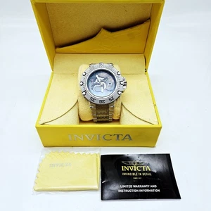 Invicta Subaqua Noma VII Black MOP Dragon Swiss Automatic R150 Watch 52mm in Box - Picture 1 of 13