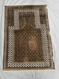 3x4 Afghan Baluchi Rare Rug, Tribal Low Pile Distressed Faded Wool Rug, Laundry - Picture 1 of 9