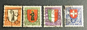 Schweiz, Michel Nr. 185 - 88, gestempelt - Picture 1 of 1