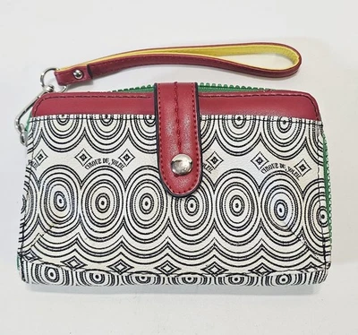 Bandolera Joanel vintage Cirque Du Soleil sin correa bolso pequeño.  Cartera Rastafari  Foto 1 de 4