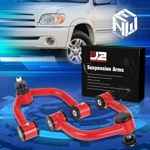 J2 2"-4" Lift Front Upper Control Arms for 2000-2007 Toyota Tundra Sequoia Red - Bild 1 von 6