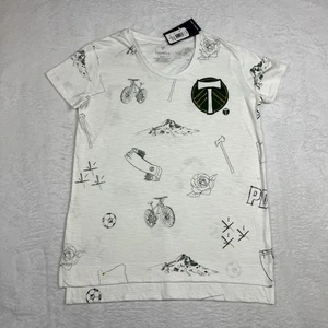 Fanatics MLS Portland Timbers Slub Sketch T Shirt Women’s Medium Soccer NWT - Picture 1 of 17
