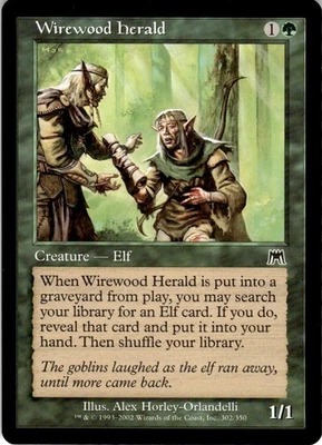 MTG Wirewood Herald #302 NearMint-MNT Magic The Gathering - Image 1 of 2