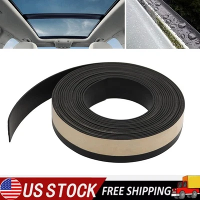 Protector protector de ventana de puerta de coche camioneta moldura borde moldura tira de sellado de goma 4M Foto 1 de 4