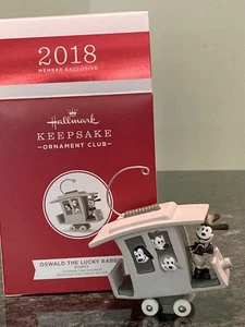 Hallmark Andenken Ornament Club Disney OSWALD DER GLÜCKSHASE Porzellan 2018 - Bild 1 von 15