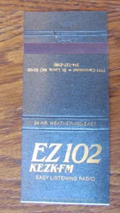 RADIOSENDER MATCHBOOK COVER: KEZK FM 102 ST. LOUIS, MISSOURI MATCHCOVER -C14 - Bild 1 von 1