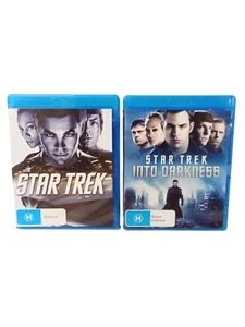 Star Trek & Into Darkness (Blu-Ray) Space Action Adventure Sci-Fi Region B VGC - Picture 1 of 18