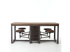 Four Hands Hughes Rupert Work Table - Rustic (Pottery Barn) - Picture 1 of 10