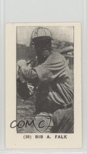 1972 TCMA 1928 F50 Ice Cream Reprints Bibb Falk (Bib on Card) #39
